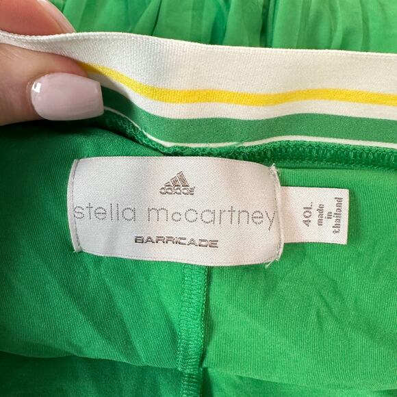 Adidas x Stella McCartney Barricade Tennis Skirt Ruffle Pleated Striped Skort - Picture 12 of 15